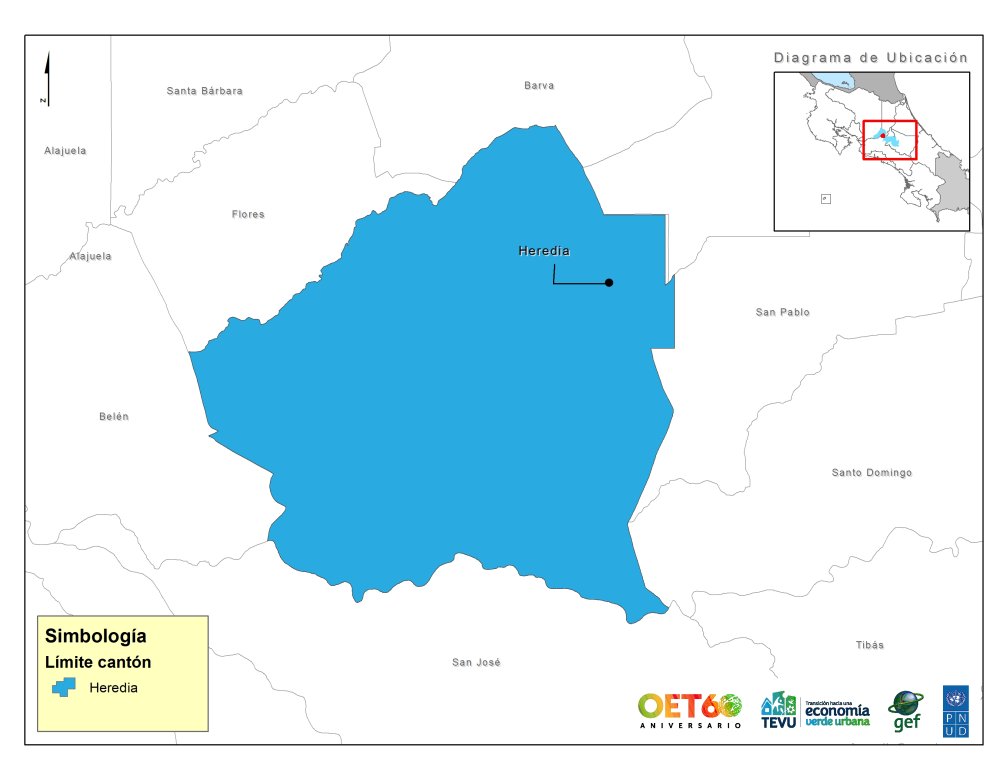 Mapa Heredia