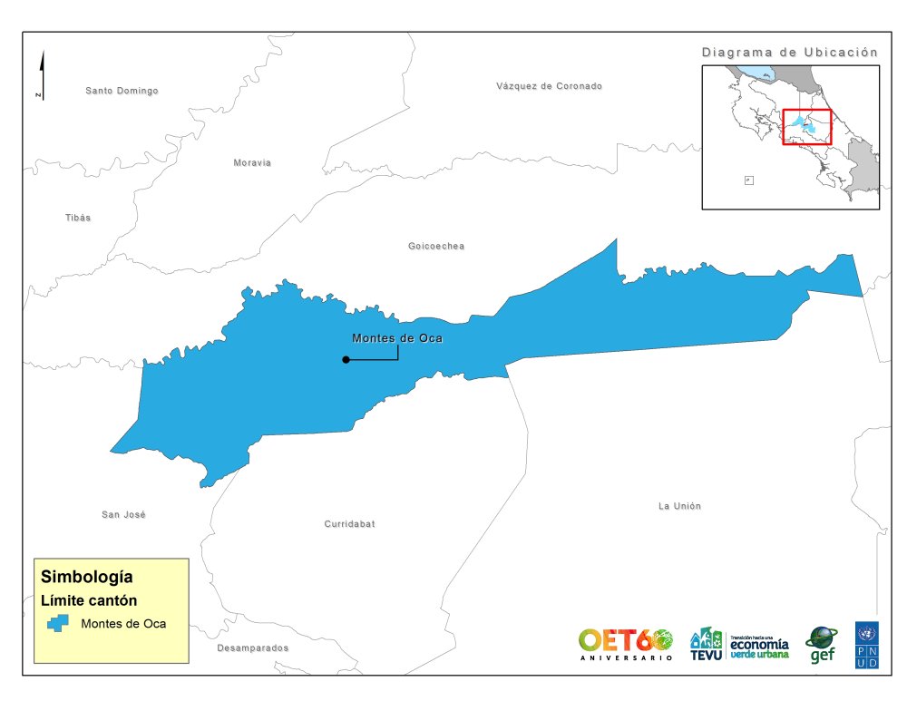 Mapa de Montes de Oca