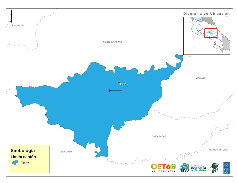 Mapa Tibás